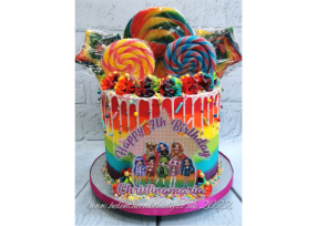 Rainbow High Cake